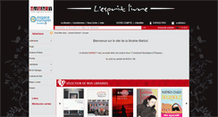 Desktop Screenshot of librairiemarbot.com